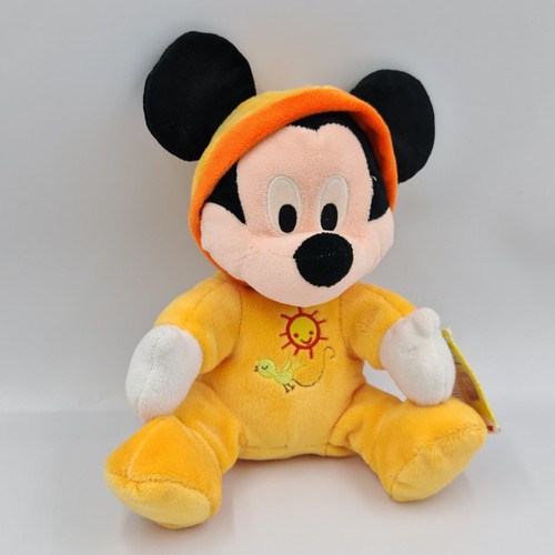 Doudou mickey pyjama - doudou, jaune