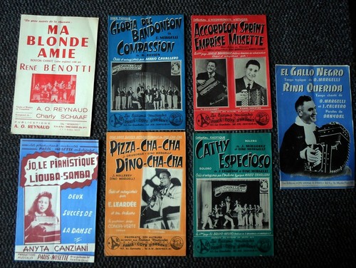 Lot partitions musette - lot, dino