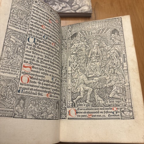 Rare livre heures imprimé - d'heures,