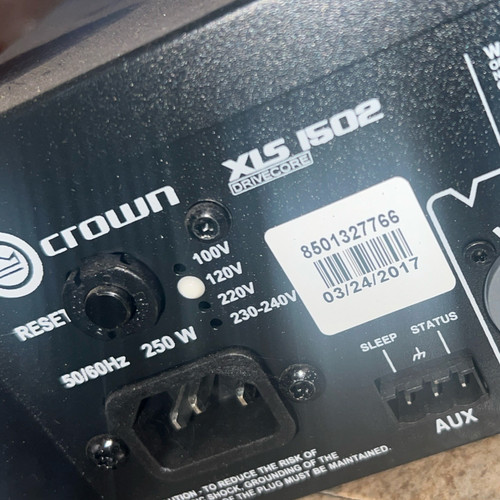 Crown xls 1502 - crown,