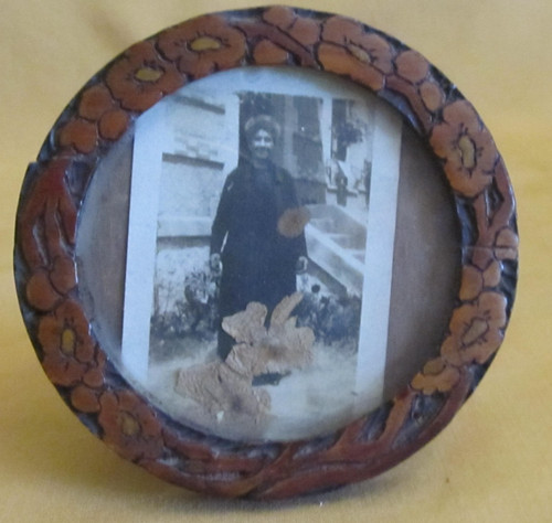 Petit cadre photo - ancien, bois