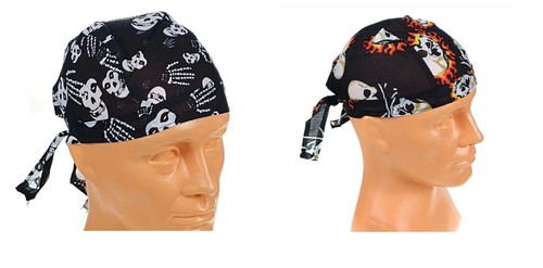 Bandana avec crânes foulard - avec,