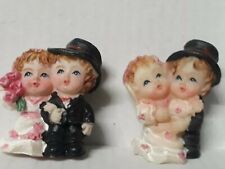 Couple Bride and Groom Figure Cake Wedding Ceremony Share Ball Decor