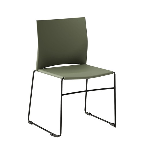 Chaise empilable colorée lino - empilable,