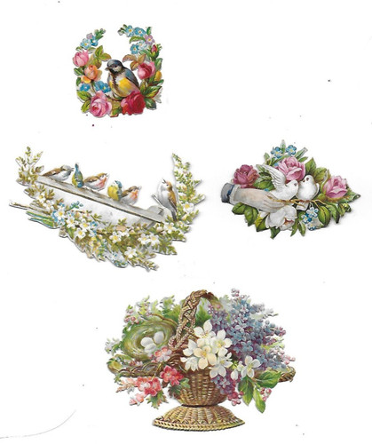 Anciens chromos découpis - chromos,