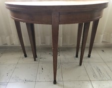 ancienne table demie lune