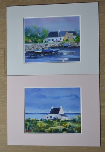 Lot deux reproductions marc - deux,