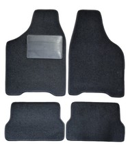 Set Tapis Voiture Moquette pour Fiat Panda 141 à Partir De 1980 Au 2003, Noirs