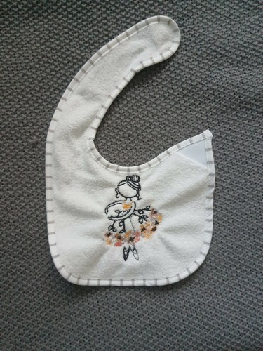 Bavoirs bébé coton - , blanc