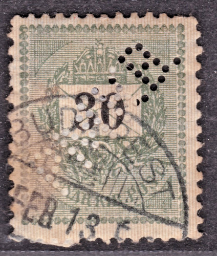 Timbre 1888 hongrie - n°, 33
