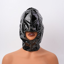 Masque Cagoule Sensorielle En Cuir Privation Sensorielle Fétichisme Soumission