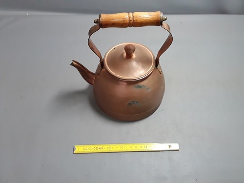 Ancienne bouilloire cuivre - bouilloire,