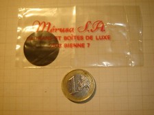 DISQUE NOIR NEUF POUR MONTRE JAEGER REVERSO HOMME SQUELETTE REF 379- 399 CU-BE