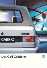 Catalogue Brochure VW Golf