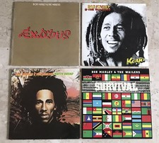 Lot de 4 LP BOB MARLEY & The