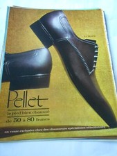 Advertising 1963 Pellet le pied bien chaussé from 50 to 80 francs