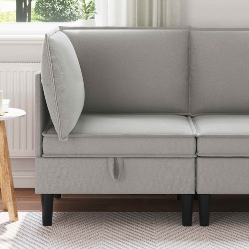Sofa avec rangement velours - sofa,