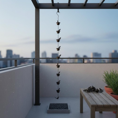 Chaîne pluie oiseaux sur - oiseaux,