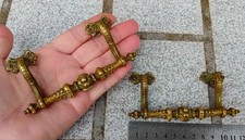 2 antique bronze or brass