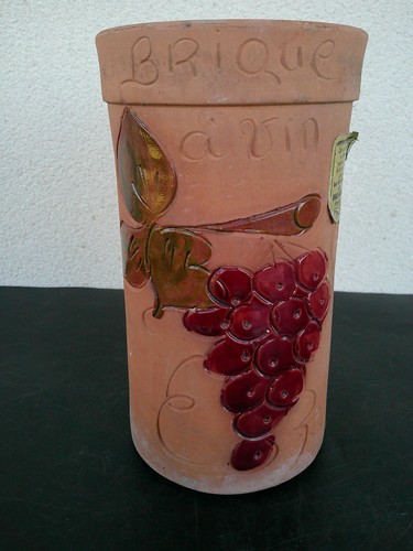 Brique vin terre cuite - vin,