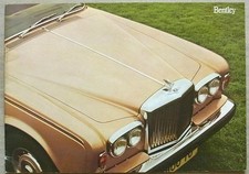 BENTLEY T2 & Corniche Car Sales Brochure For 1978 #TSD 4265