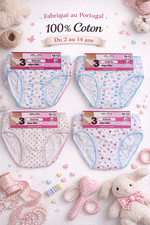 Lot de 12 Culottes Filles - Du