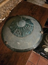 Coupe Art Deco lustre en verre