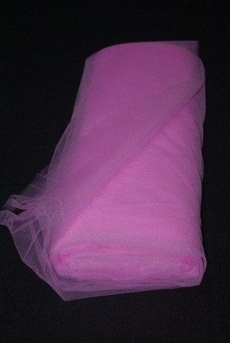 Tulle souple rose grande - tulle,