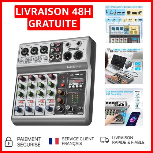 Console mixage audio avec - mixage,