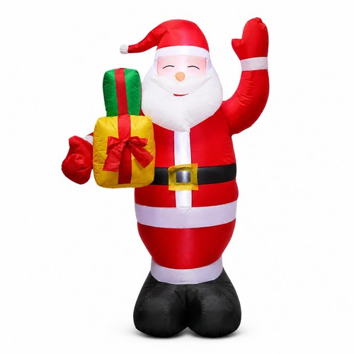 Père noël gonflable avec - père,