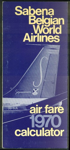 Sabena belgian world airlines - sabena,