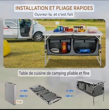 Meuble Cuisine Camping Pliable