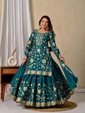 lehenga choli indien Bollywood nouveau designer fête de mariage pakistanaise ...