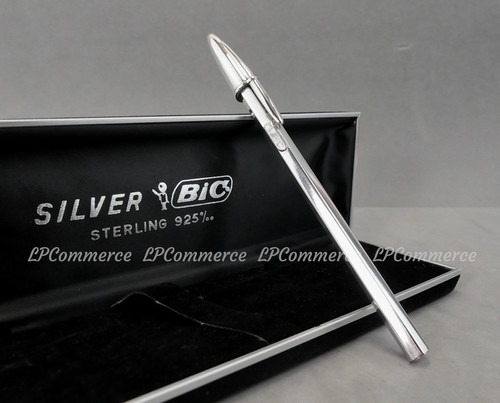 Stylo bic argent massif 925 - , %