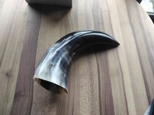 Genuine beef/cow horn, viking decoration
