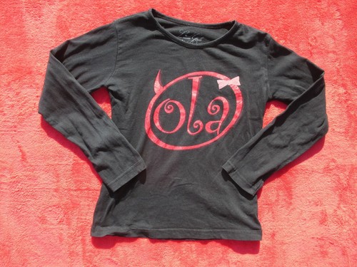 Shirt manche longue - t-, noir