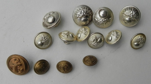 Boutons pour uniforme de - pour,