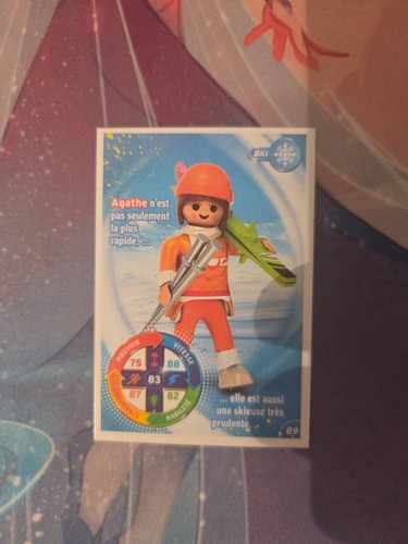 Playmobil carte ski agathe - playmobil,