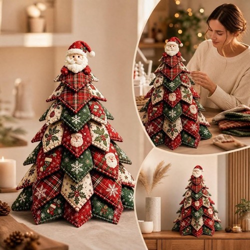 Kit sapin noël matelassé - sapin,