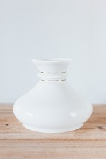 Bel Abat-Jour Opaline Blanc