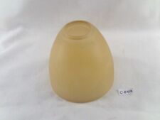 Small Tulip Satin Glass Shade Ochre Marbled 25mm Hole (CG59)