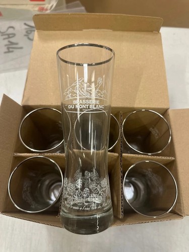Verres brasserie mont - verres, blanc