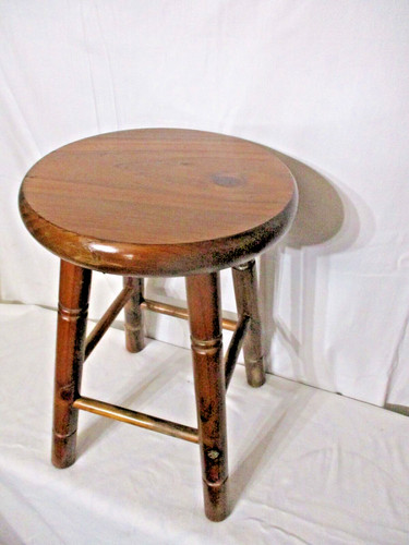 Tabouret vintage bois - ,
