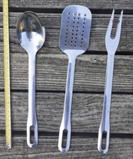Rostfrei BBQ Grilling Tools, Spatula, Spoon & BBQ Fork. Stainless INOX