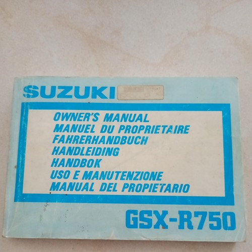 Suzuki gsxr 750 gsx r750 - suzuki,