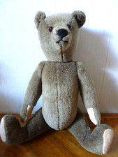 ANCIEN OURS PELUCHE JOUET ANCIEN COLLECTION 34 CM