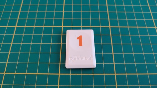Tuile chiffre orange - 1,