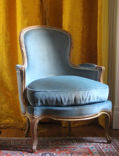 Bergère bois doré de - en,