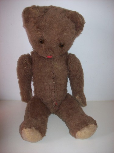 Ancien ours peluche - ancien,