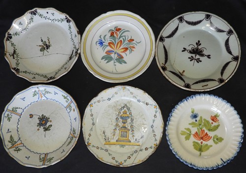 Lot assiettes anciennes - de,